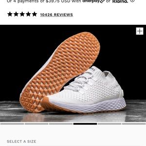 White running sneaker